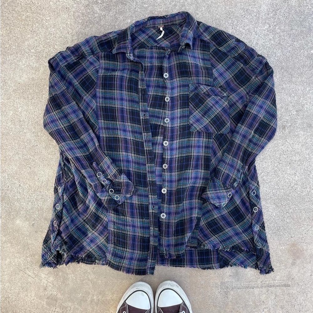 Free People Flannel Size M